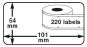  Dymo 99014 - 54mm x 101mm compatible Thermo Eco Labels